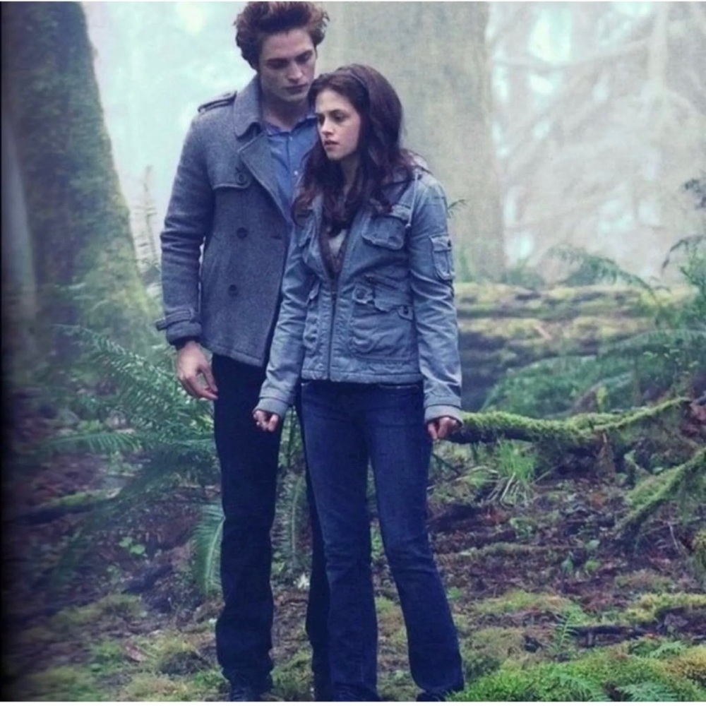 Original Twilight Saga Swan Bella Jacket Lake Blue BB Dakota Jack S Small Coat